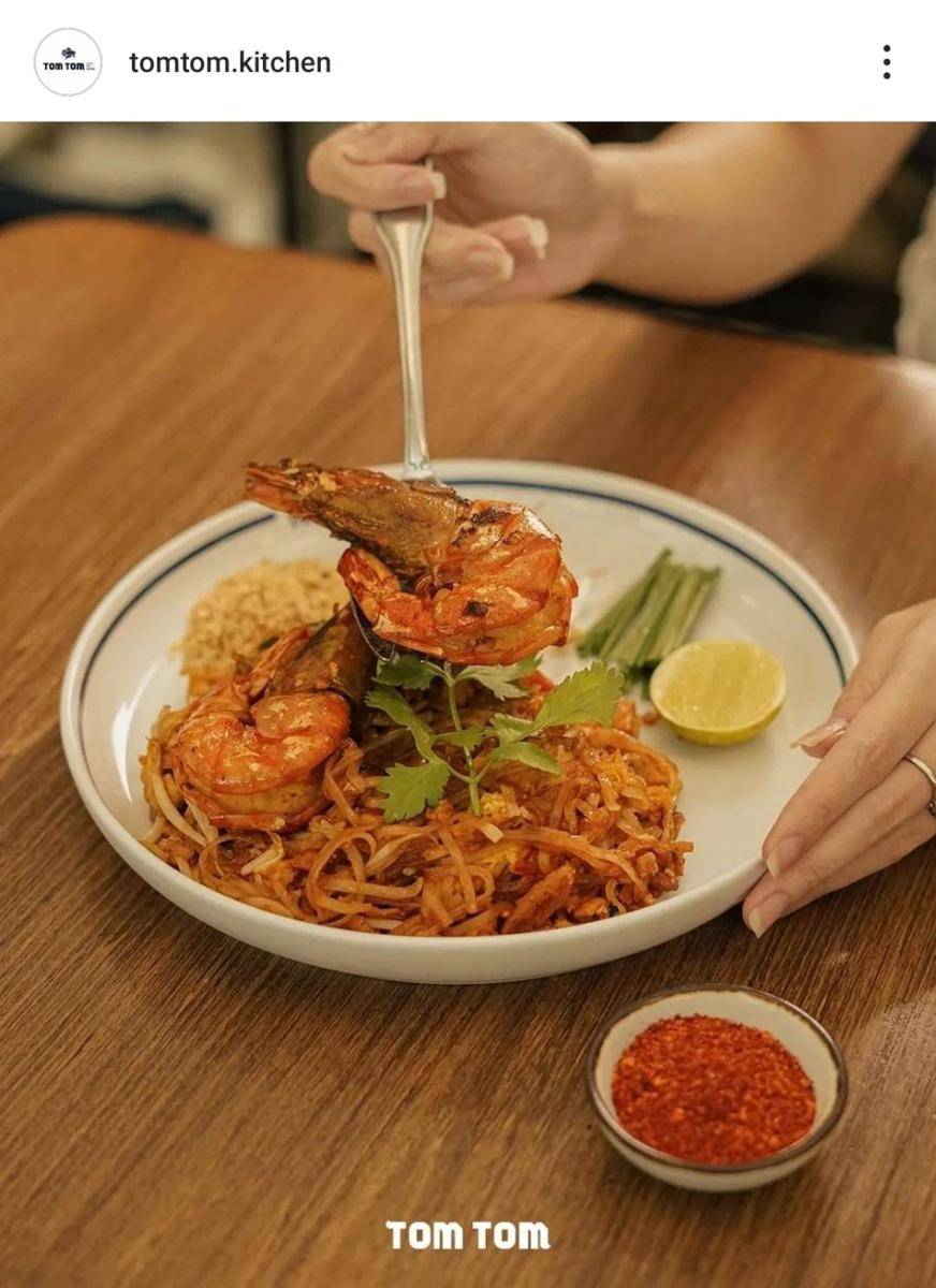 Potret menu Pad Thai di Tom Tom Kitchen (instagram.com/tomtom.kitchen)