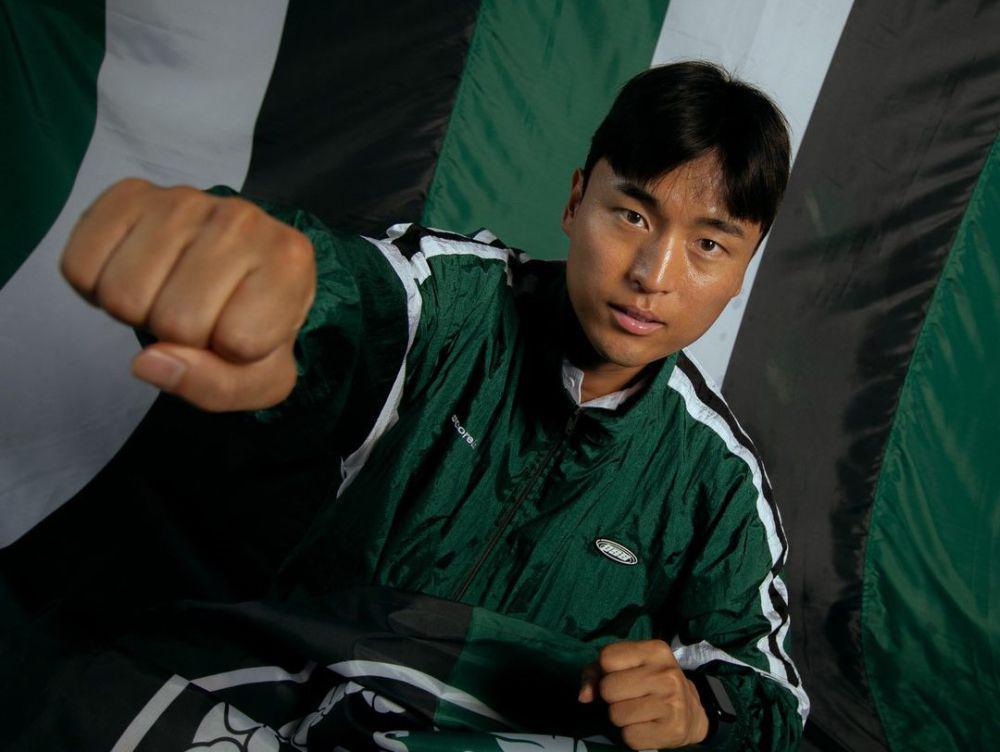 Moon Chang Jin saat diperkenalkan oleh PSS Sleman. (instagram.com/pssleman)