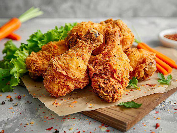 Ilustrasi ayam goreng (freepik.com/hamimfadillah)