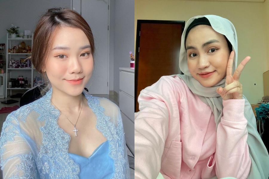 makeup untuk outfit warna pastel (instagram.com/jessicajane99 | xavieraaputri)