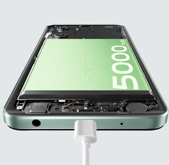 ilustrasi pengisian daya baterai 5000 mAh milik vivo Y03t (vivo.com)