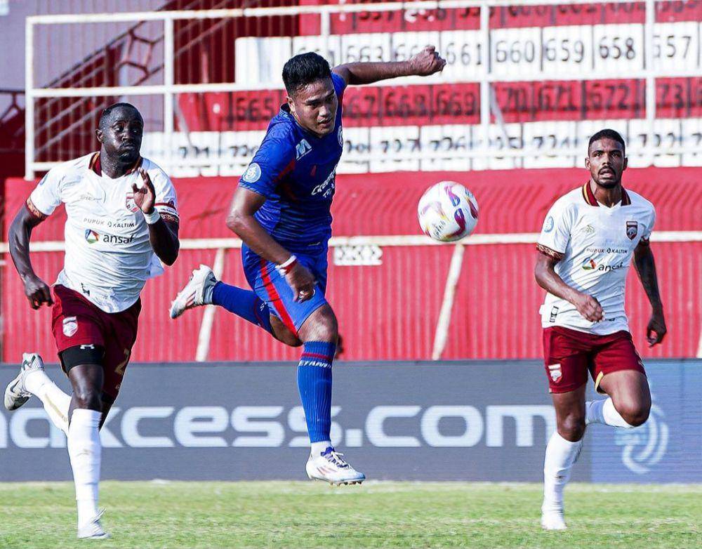 Arema FC saat menjamu Borneo FC di Liga 1 Musim 2024/2025. (Dok. Media Officer Arema FC)