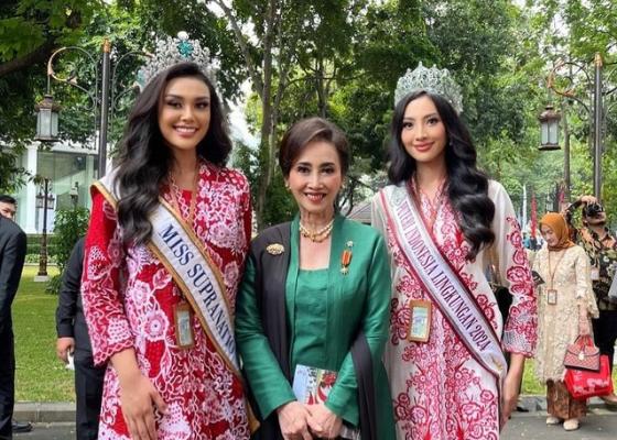 7 Potret Puteri Indonesia Hadiri Upacara HUT ke-79 RI di Istana Negara