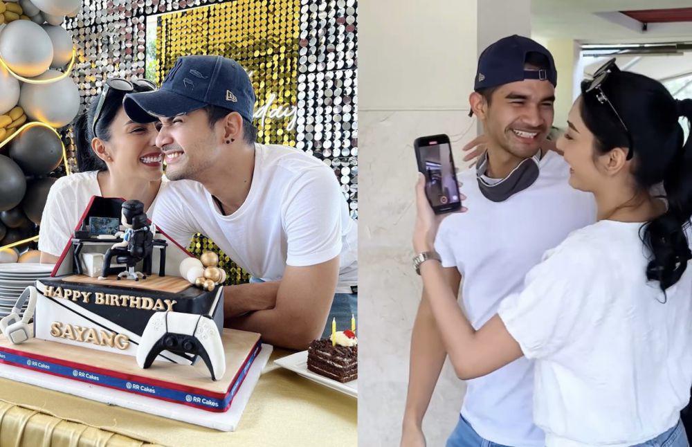8 Potret Romantis Tyas Mirasih Beri Kejutan Ulang Tahun untuk Suami