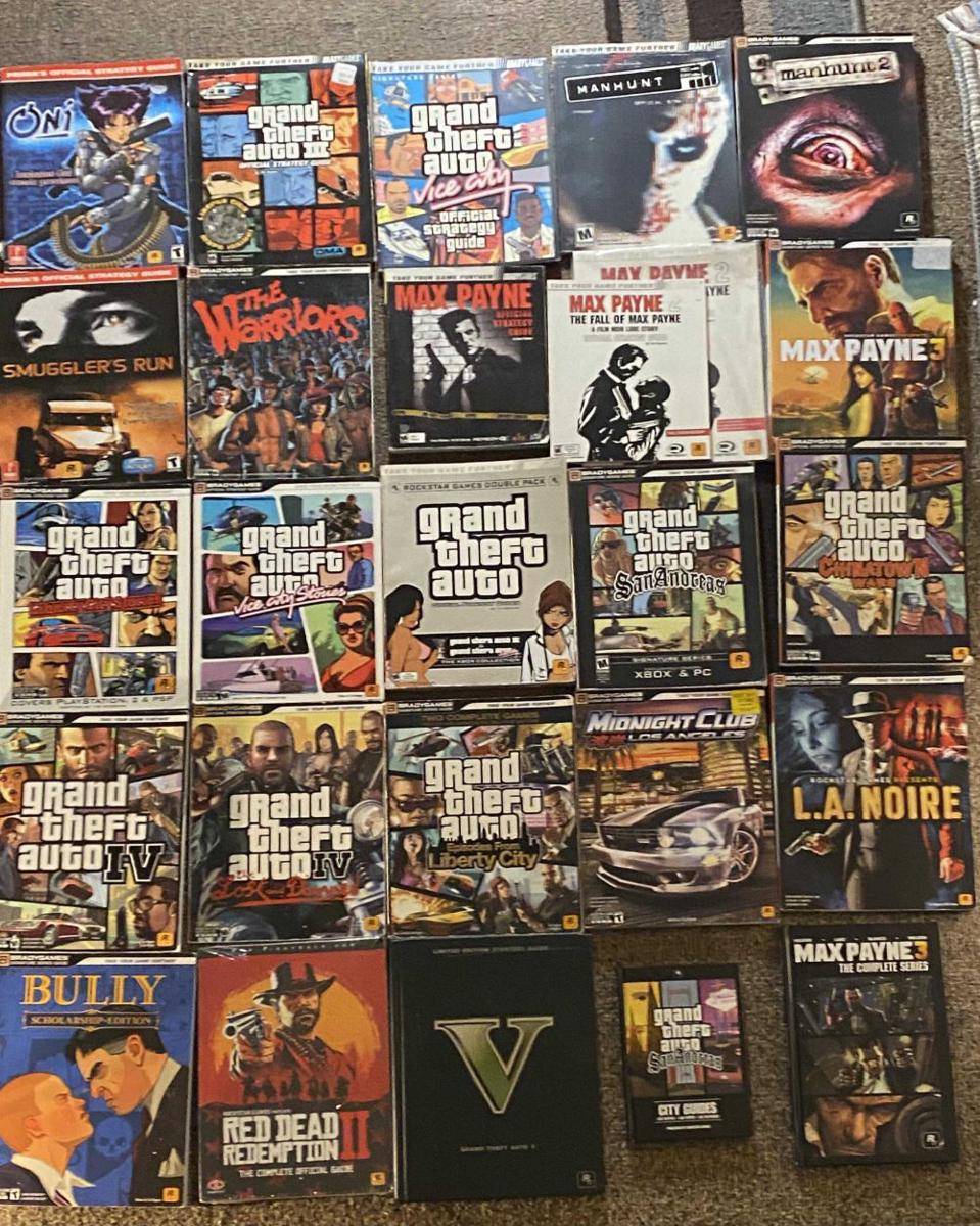 potret koleksi kaset game edisi Rockstar (reddit.com/user/Caseman550)