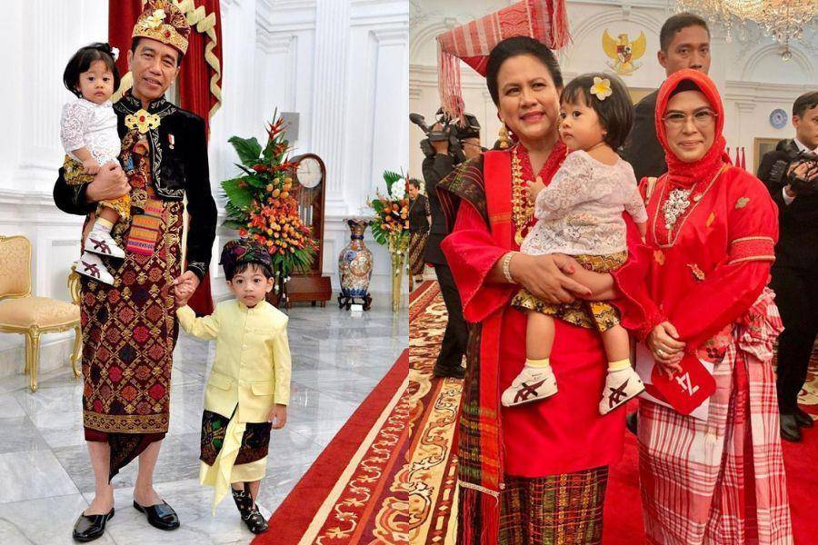 Baju Adat Jokowi-Iriana saat HUT RI dari Tahun ke Tahun. (instagram.com/jokowi | instagram.com/rapselali)