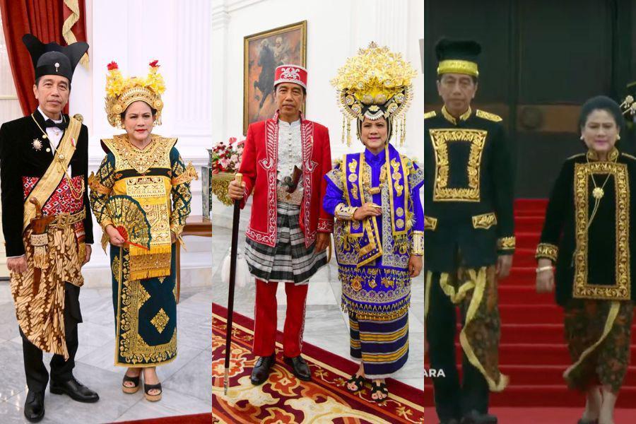 Deretan Baju Adat Jokowi dan Iriana saat HUT RI dari Tahun ke Tahun