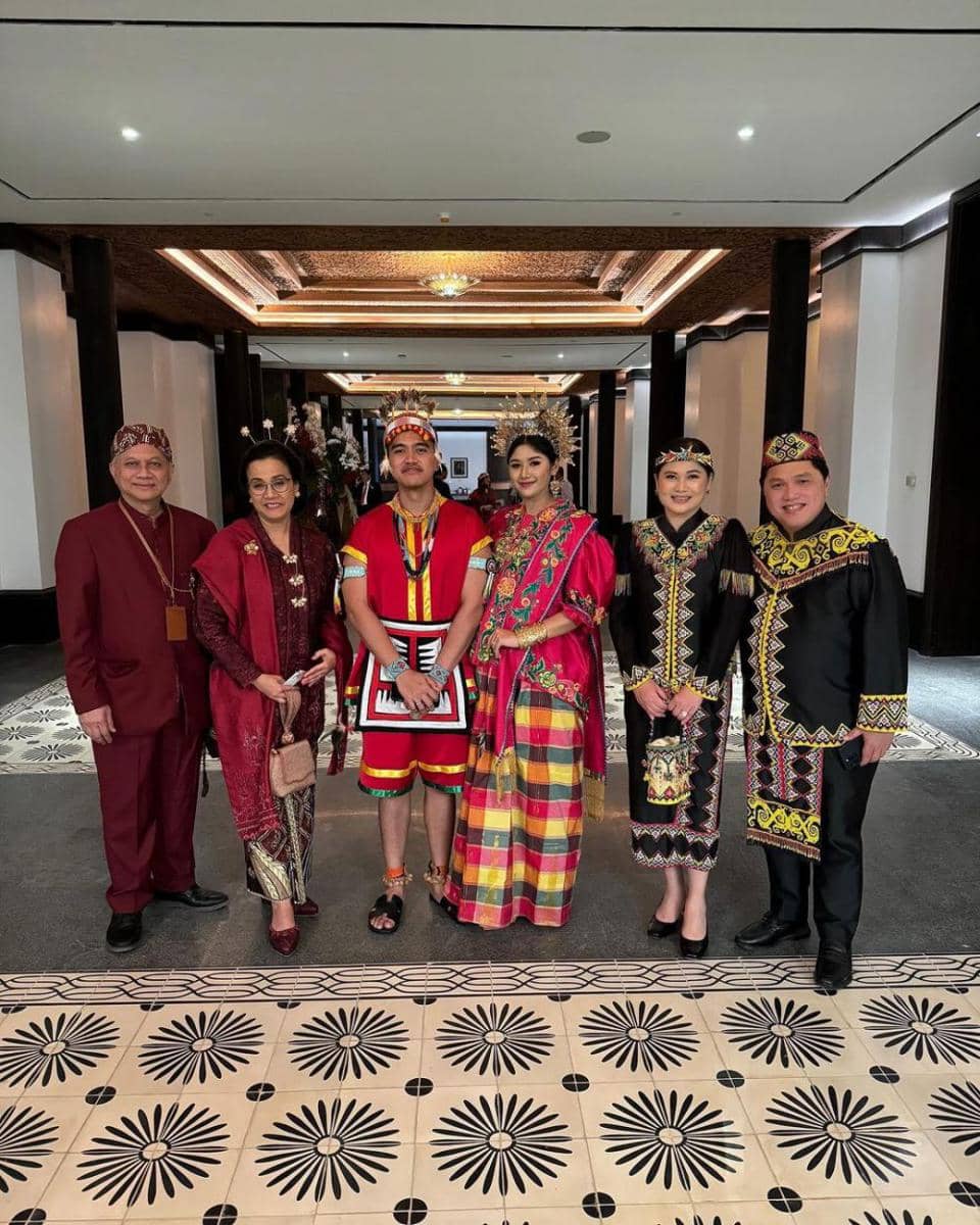 potret Erina Gudono dan suami upacara di IKN (instagram.com/erinagudono)