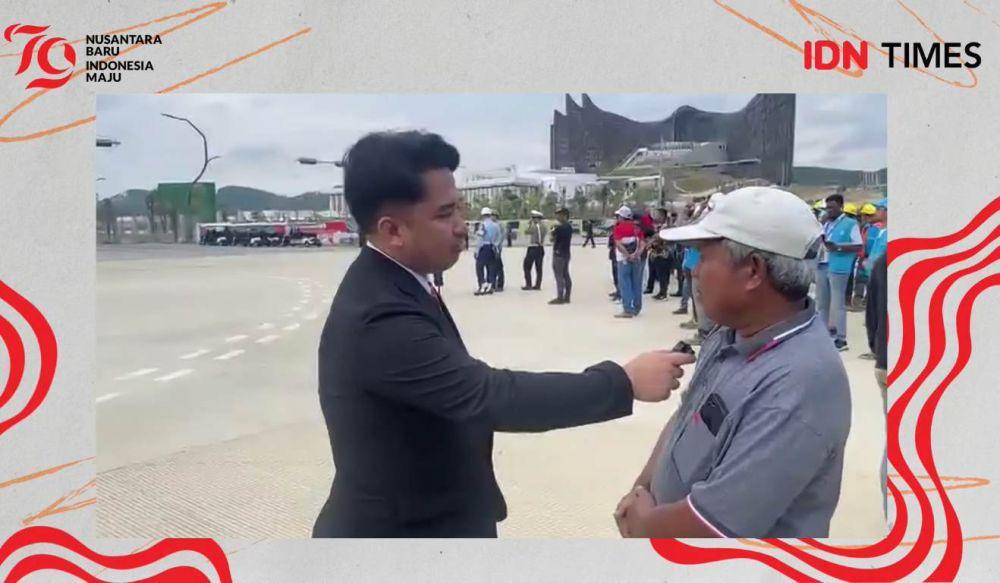 Warga Rela Menginap Demi Rayakan HUT RI Perdana di IKN