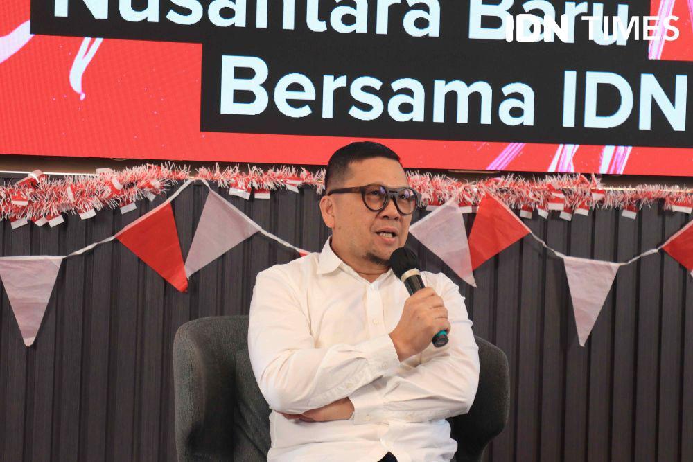 Ahmad Doli Kurnia dalam acara HUT ke-79 RI by IDN Times pada Sabtu (17/8/2024). (IDN Times/Jihan A'liifah)