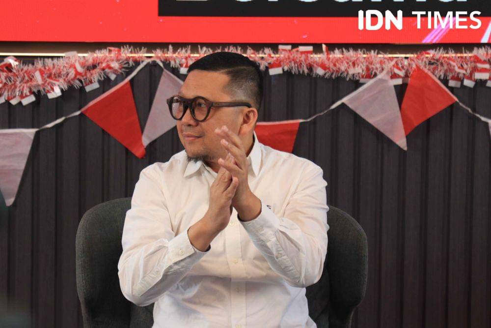 Ahmad Doli Kurnia dalam acara HUT ke-79 RI by IDN Times pada Sabtu (17/8/2024). (IDN Times/Jihan A'liifah)