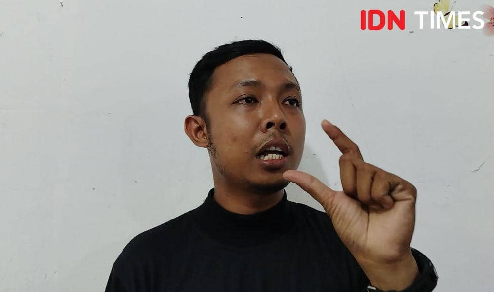 Bagoes membeberkan bahwa rumahnya sudah 2 kali dijarah maling (IDN Times/Eko Agus herianto)