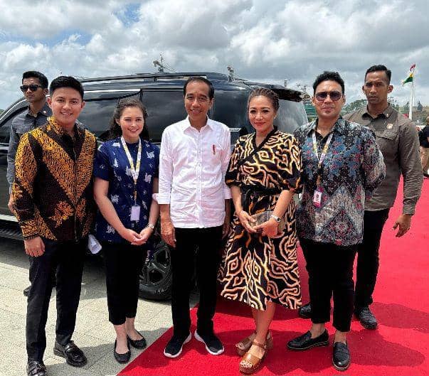 M Anggi Dwijaya (32) jadi salah satu Pembawa acara kesenian pada penurunan bendera di IKN (Dok: M Anggi Dwijaya)