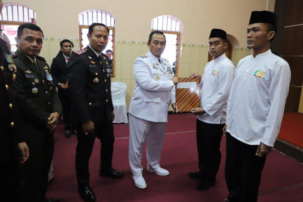 Penyerahan remisi napi di lapas Jombang. IDN Times/Zainul Arifin
