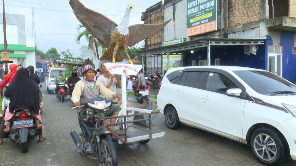Karnaval 17 Agustusan di Kampung Kolam, Deli Serdang (dok.istimewa)