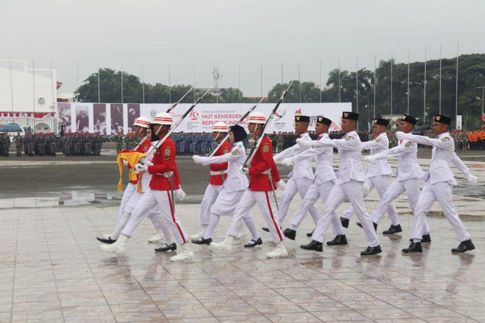 Upacara pengibaran bendera merah putih di Sumatra Utara (dok.Pemprov Sumut)
