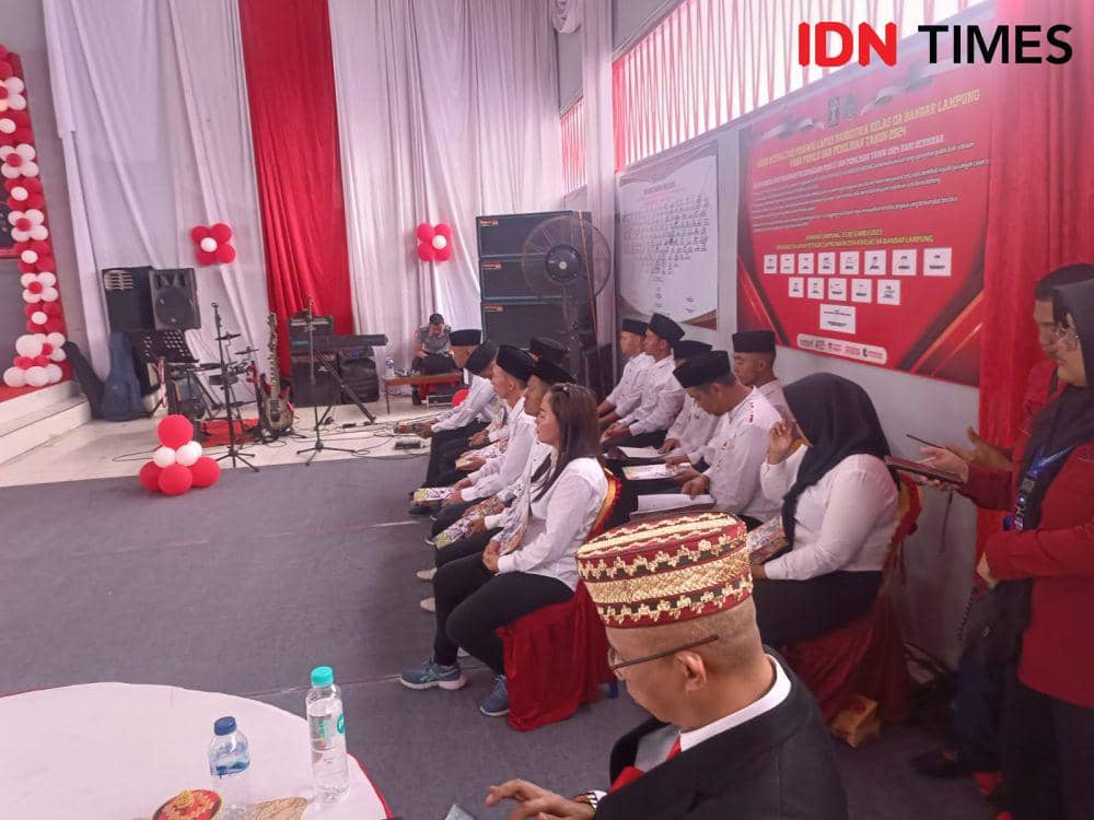 Pemberian remisi umum HUT Kemerdekaan RI ke-79 di Lapas Narkotika Kelas IIA Bandar Lampung, Sabtu (17/8/2024). (IDN Times/Tama Yudha Wiguna).