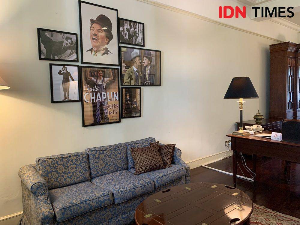 Potret kamar Charlie Chaplin di Hotel Majapahit Surabaya MGallery Collection (IDN Times/Fasrinisyah Suryaningtyas)