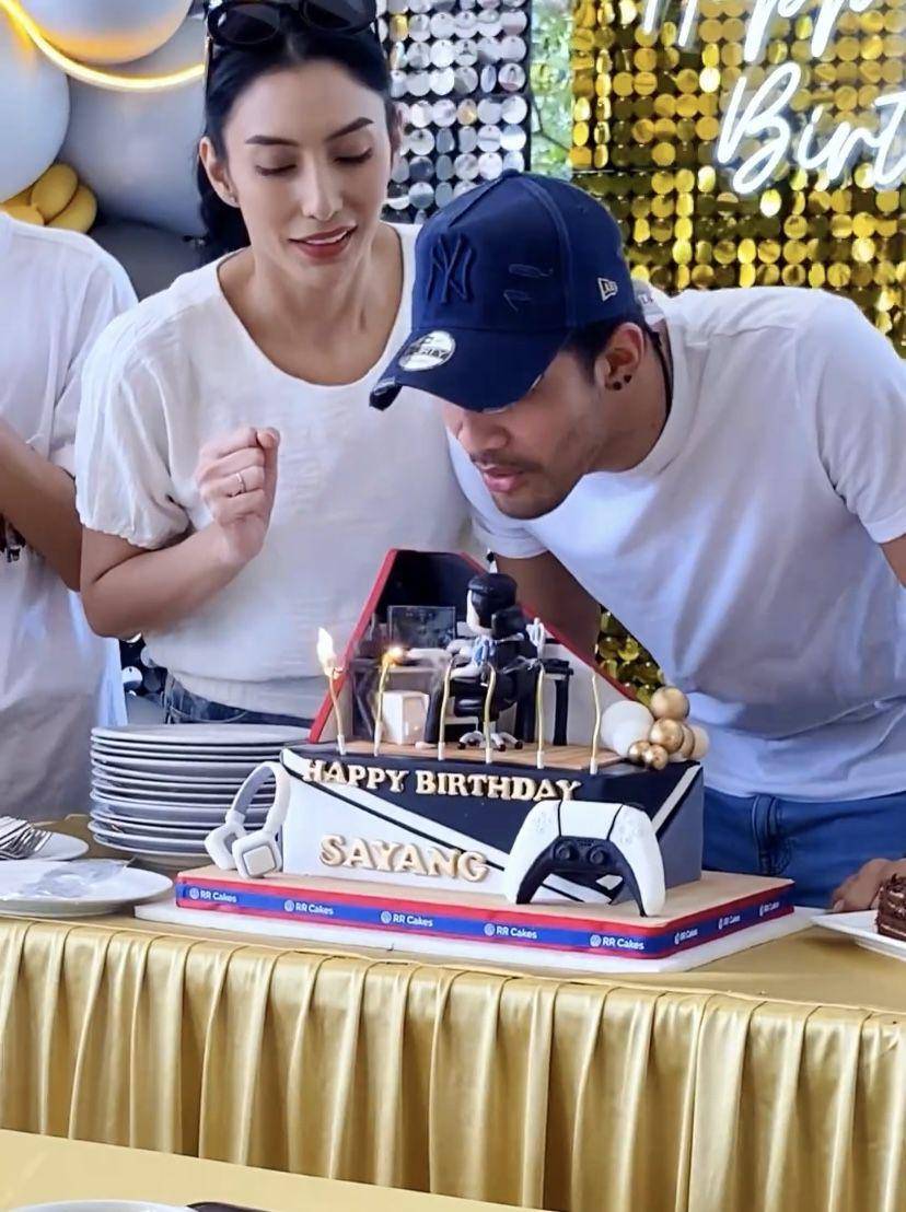 potret kejutan ulang tahun Tengku Tezi dari Tyas Mirasih (Instagram.com/tyasmirasih)