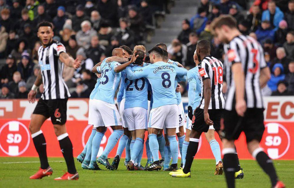 Manchester City mengalahkan Newcastle United pada pekan ke-20 EPL 2017/2018. (premierleague.com)