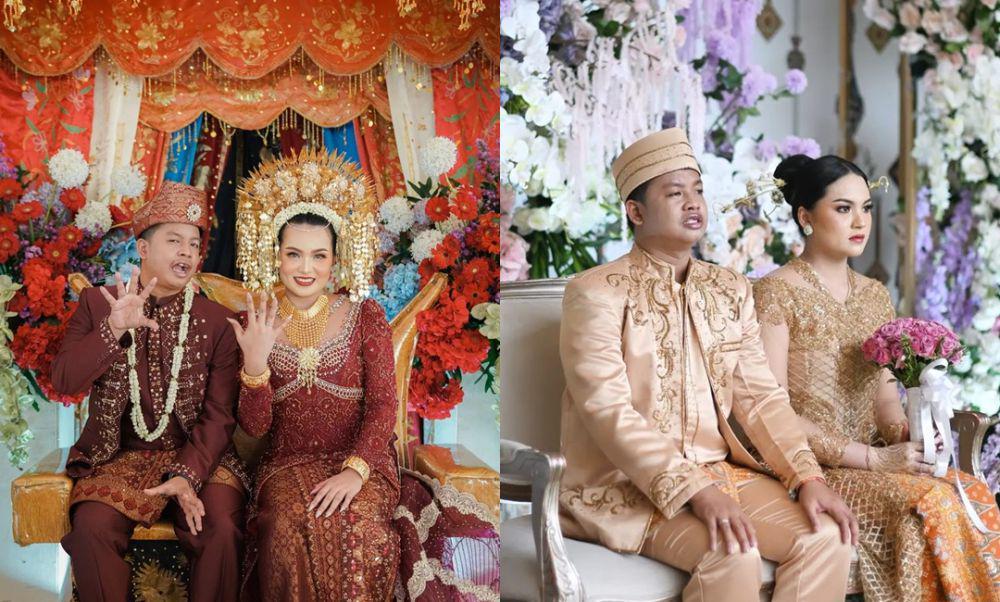 Dekorasi Resepsi Dustin Tiffani, Ada Tema Minang dan Nuansa Ungu