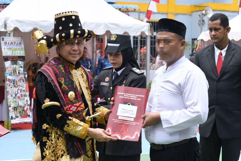 19.491 Narapidana Sumut Dapat Remisi Kemerdekaan