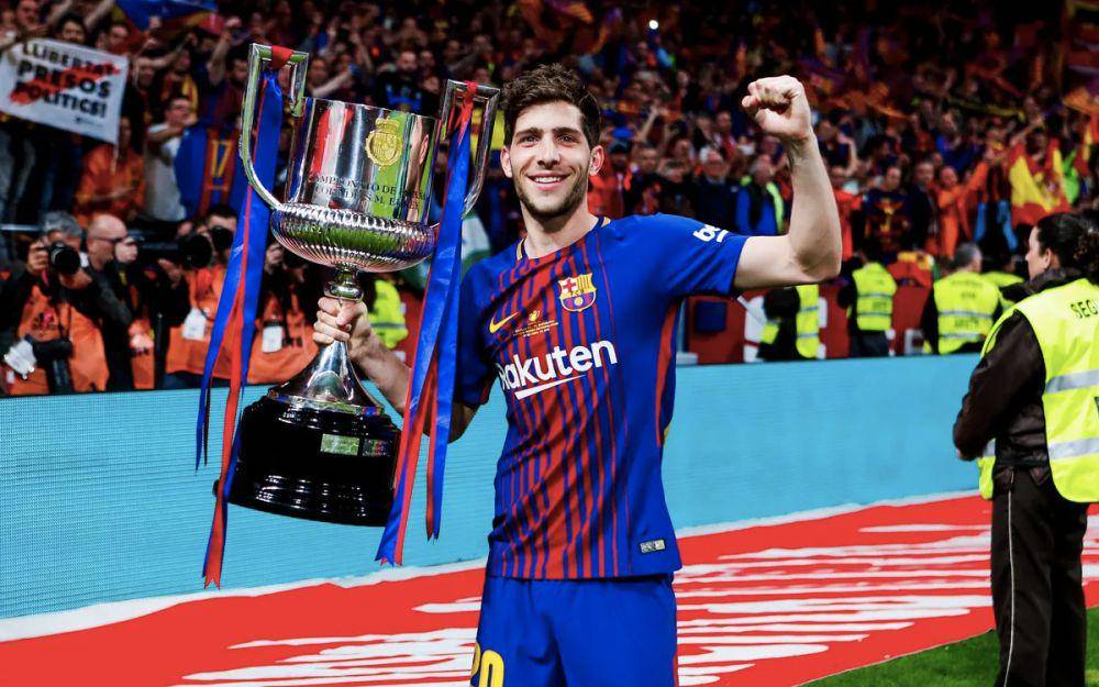 Sergi Roberto menjuarai Copa del Rey bersama Barcelona. (fcbarcelona.com)