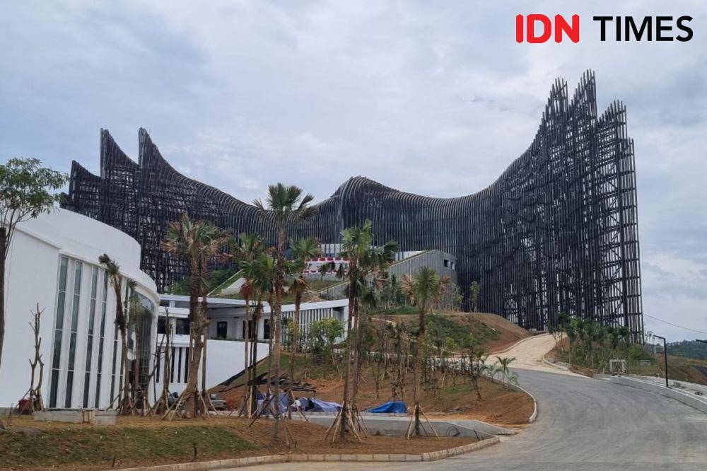 Istana Garuda IKN (IDN Times/Ilman Nafi'an)