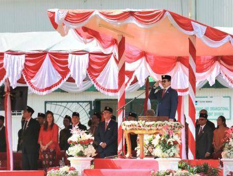 Freeport Indonesia Upacara HUT RI di Tempat Tertinggi Raih Rekor MURI
