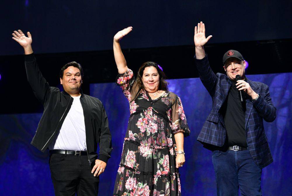Presentasi Agatha All Along oleh Kevin Feigedi D23 Entertainment Showcase (dok. Getty Images courtesy of Disney)