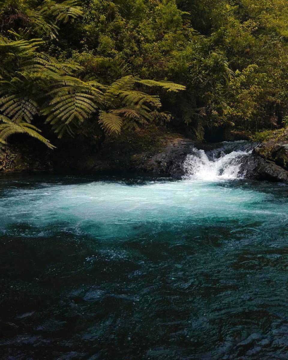 air terjun mini yang berada di aliran Air Terjun Telunjuk Raung (instagram.com/ratnapermata.hati)