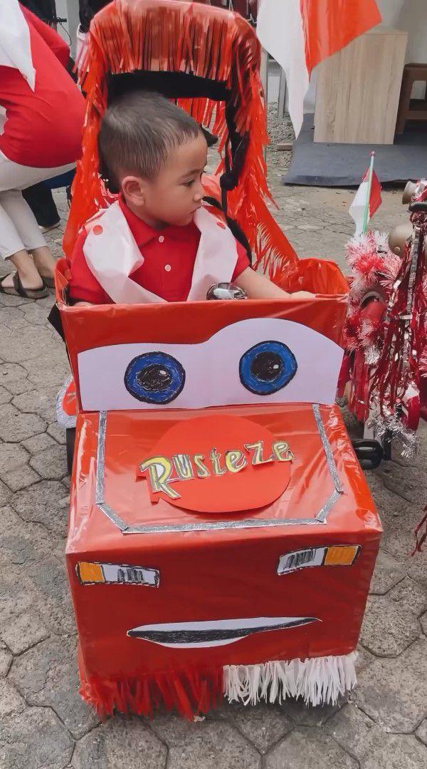 potret anak artis lomba sepeda hias (instagram.com/syahnazs)