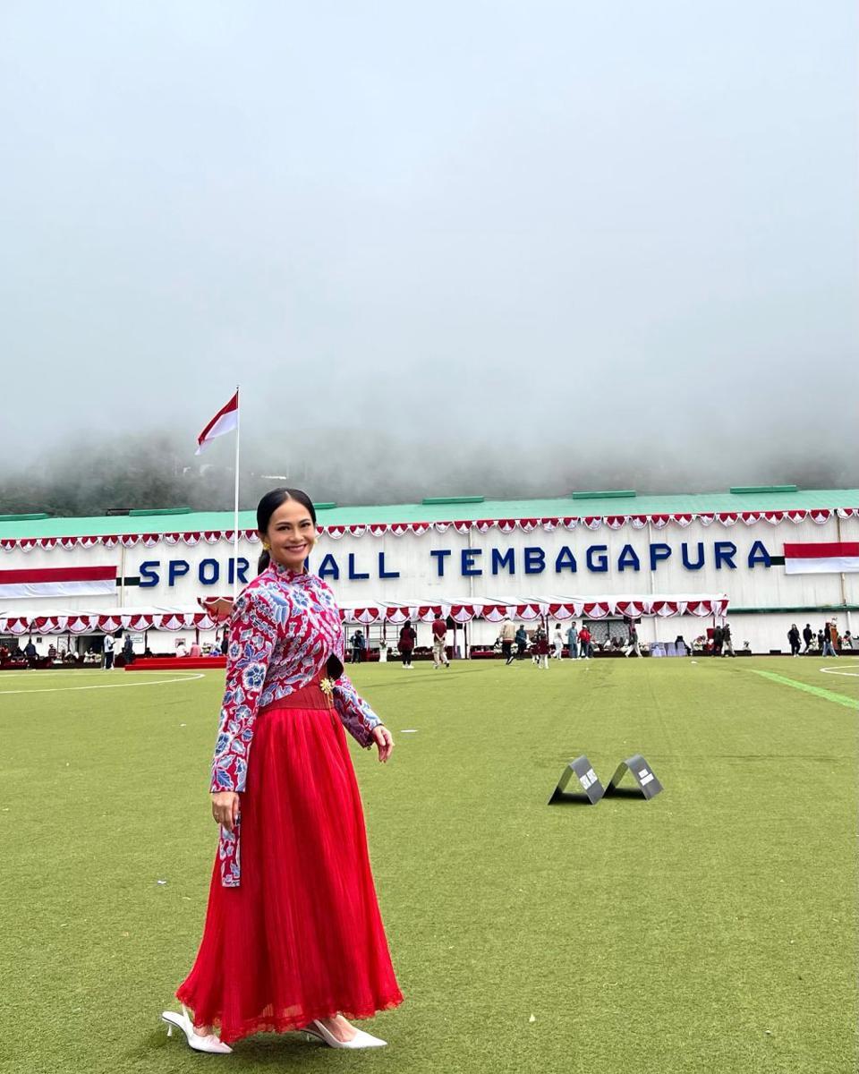 potret Ersa Mayori rayakan HUT RI di Tembagapura (instagram.com/ersamayori)