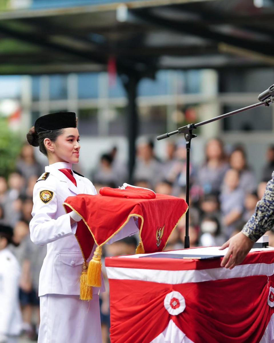 putri Rionaldo Stockhorst jadi Paskibra (Instagram.com/rio.stokhorst)