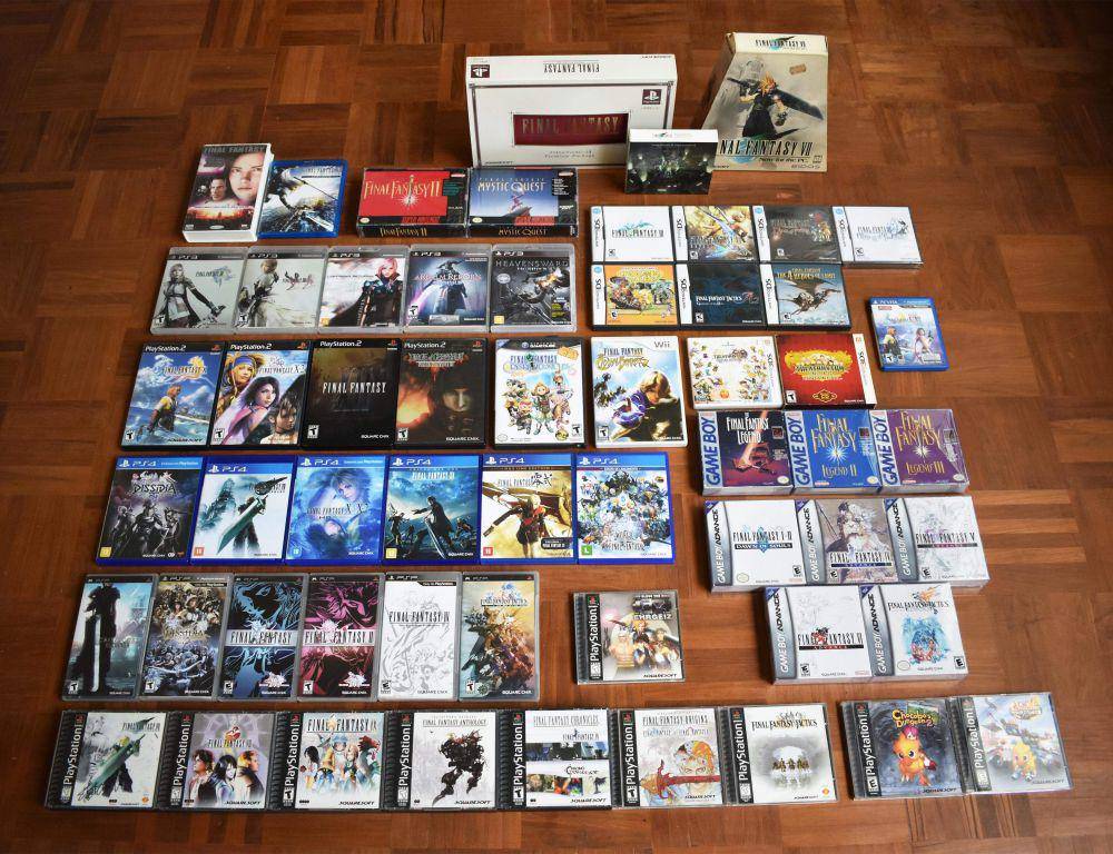 potret koleksi impresif game Final Fantasy (reddit.com/user/gucsantana)