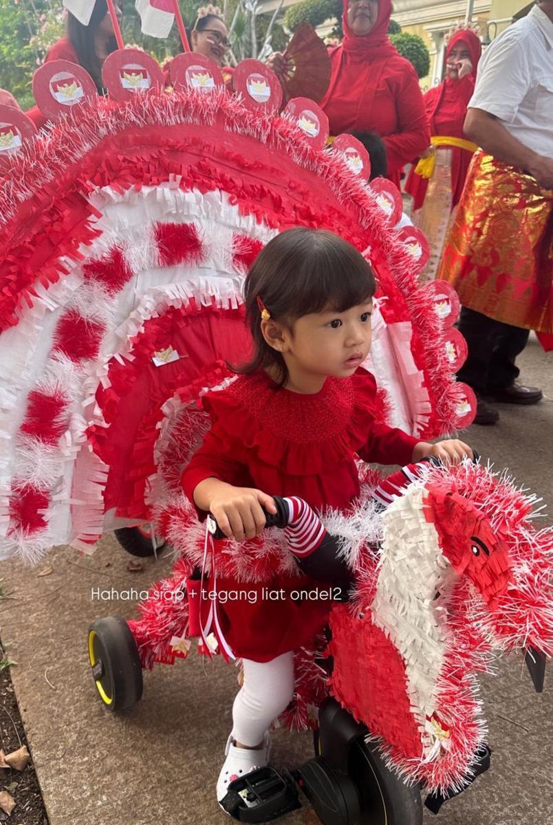 potret anak artis lomba sepeda hias (instagram.com/nonawilly16)