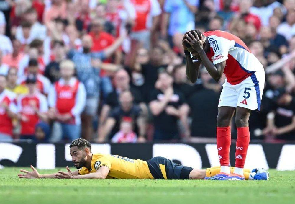 Potret duel Arsenal vs Wolves, Sabtu (17/8/2024). (arsenal.com).