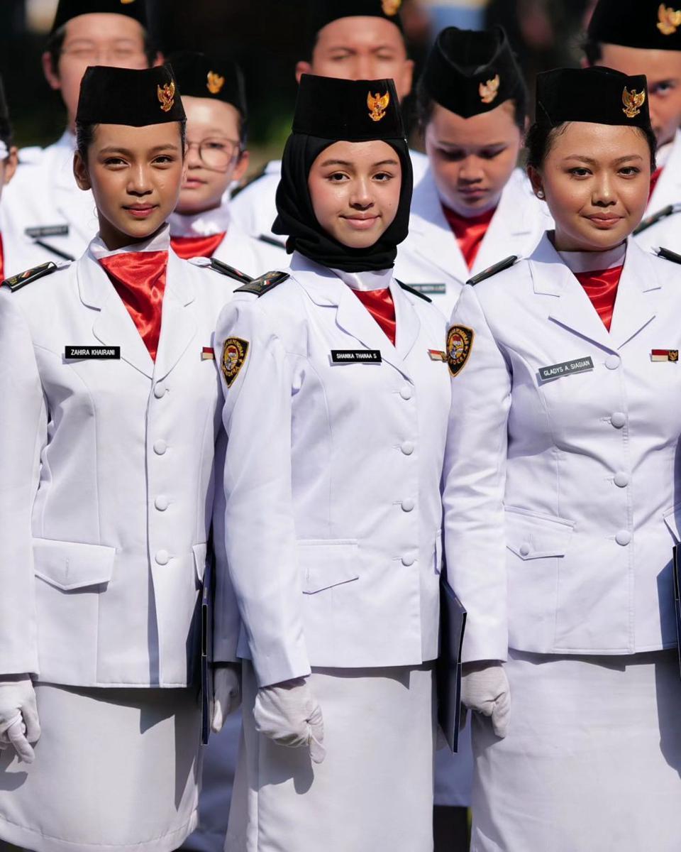 putri Rionaldo Stockhorst jadi Paskibra (Instagram.com/rio.stokhorst)