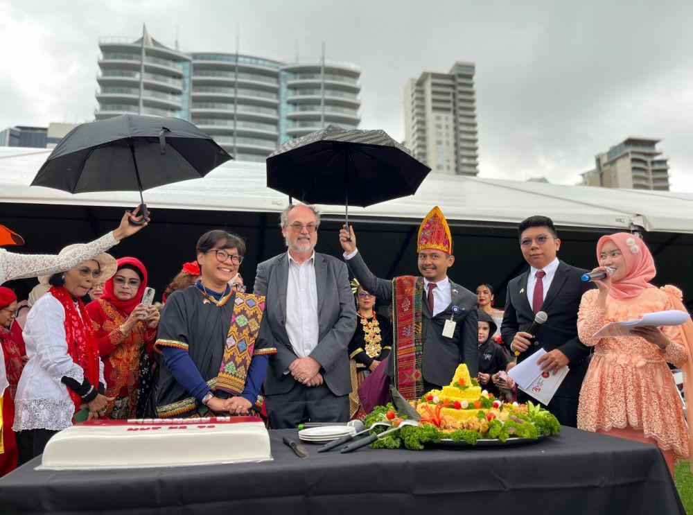 Perayaan HUT ke-79 RI Sedot Perhatian Warga Perth Australia