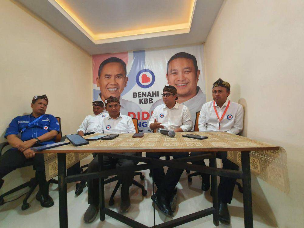 Pasangan Bakal Calon Bupati - Wakil Bupati Bandung Barat, Didik Agus - Gilang Dirga. (Istimewa)