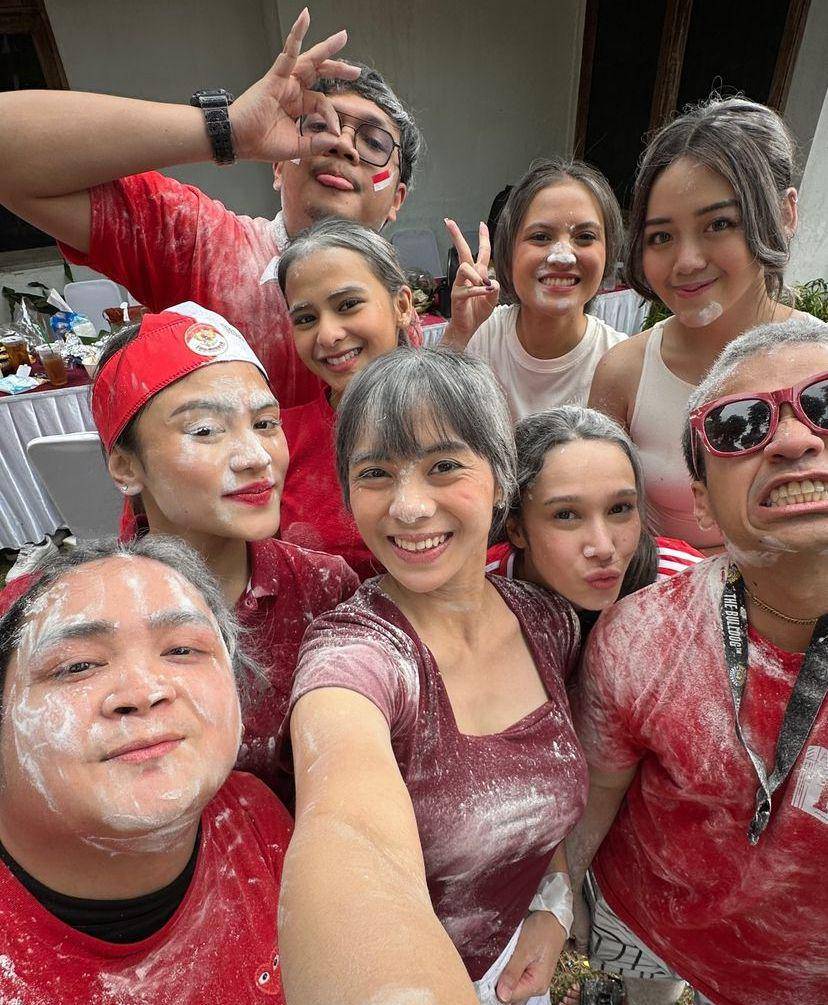 potret Marsha Aruan jadi panitia lomba 17 Agustus (instagram.com/aruanmarsha)