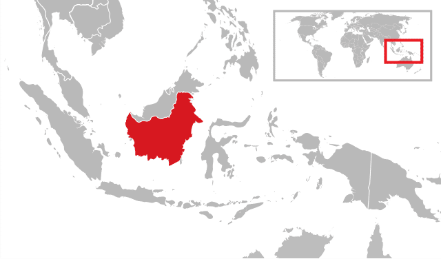 Peta Pulau Kalimantan (commons.wikimedia.org/Gunkarta)