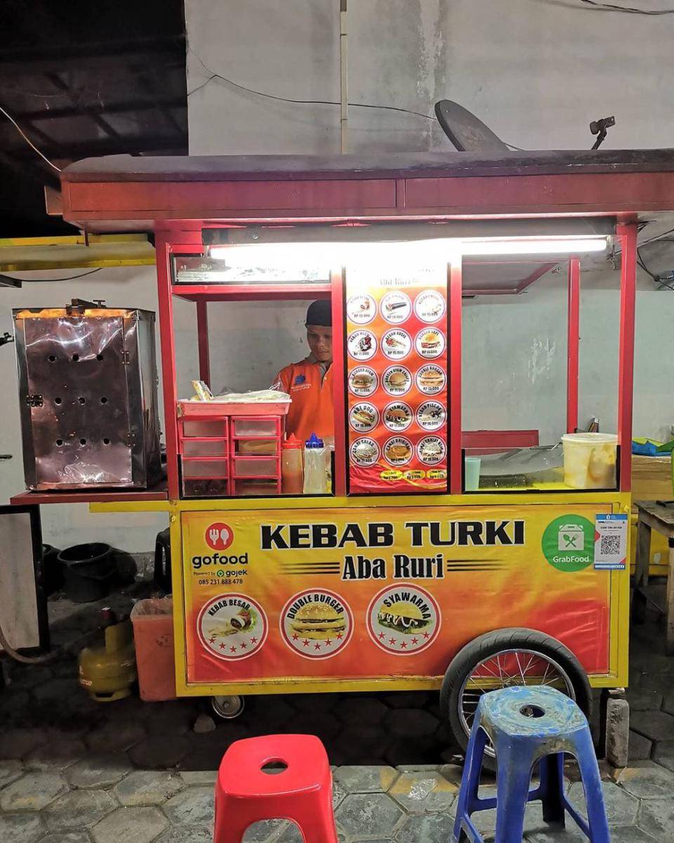 Kebab Turki Aba Ruri (Instagram/kuliner_jember)