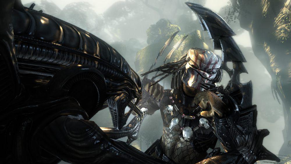 cuplikan pertarungan Alien dengan Predator (dok. SEGA/Aliens vs. Predator)