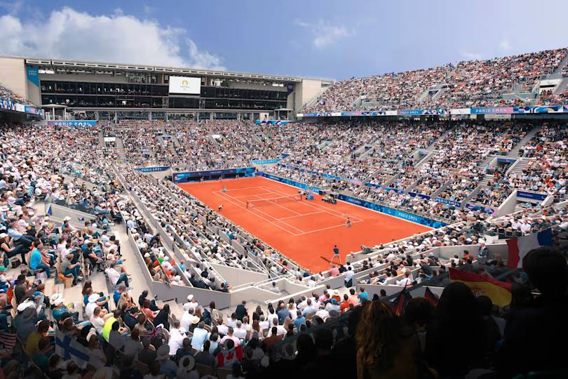 Potret Stade Roland Garros di Paris (olympics.com)