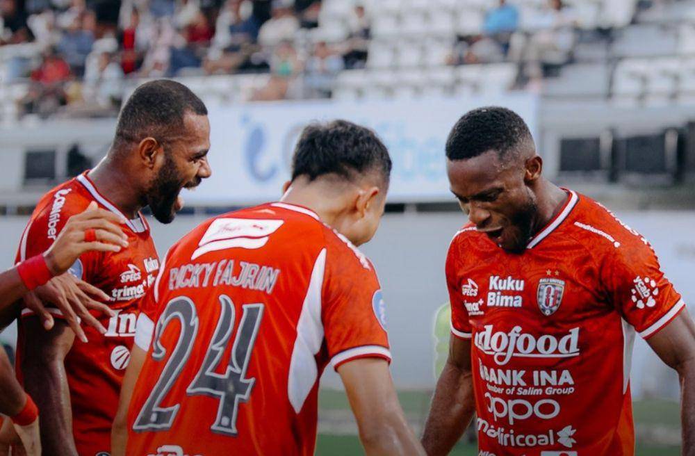 Bali United tekuk Semen Padang 2-0, Minggu (18/8/2024). (X/@BaliUtd)