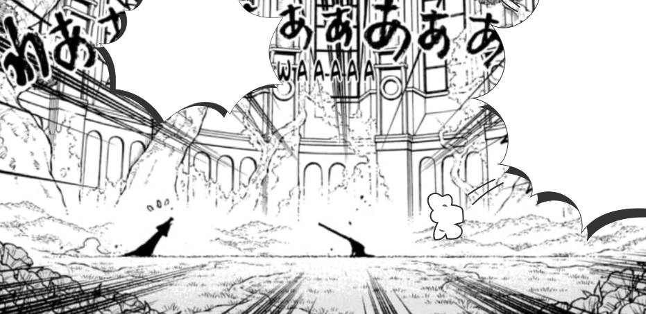 Imu merasakan kekuatan Haoshoku Haki milik Joy Boy di Marijoa. (mangaplus.shueisha.co.ip/one piece)