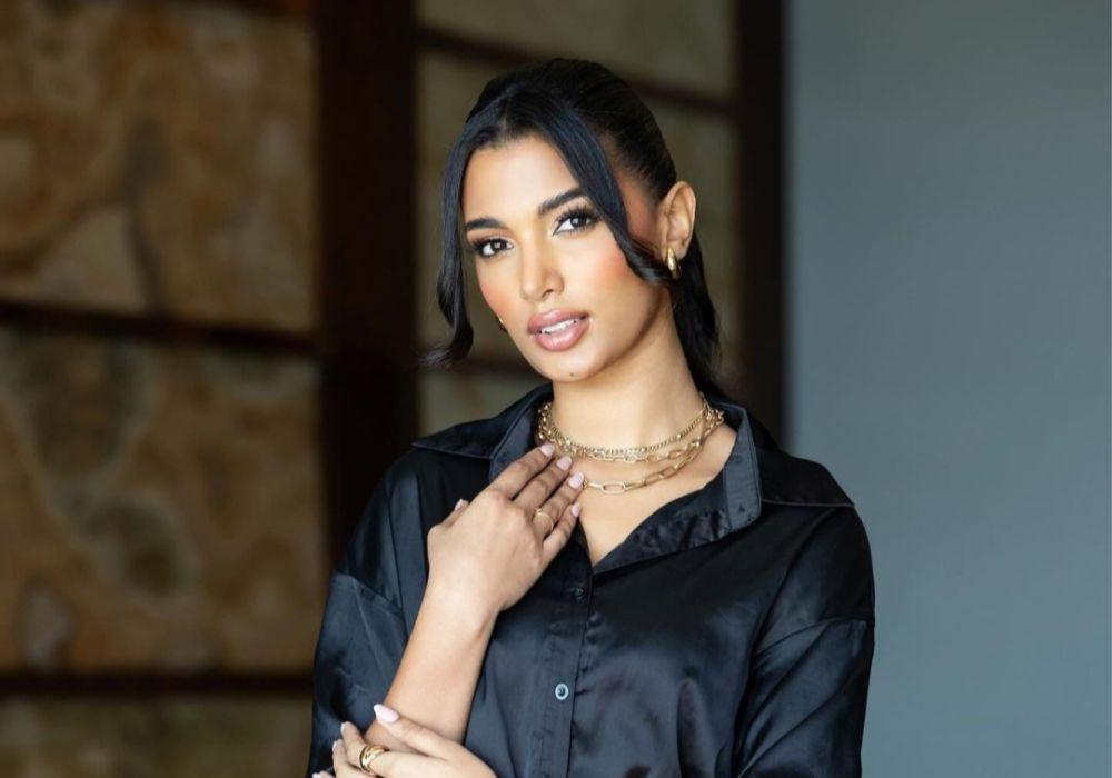 7 Potret Celinee Santos Miss Universe Republik Dominika 2024, Sweet!