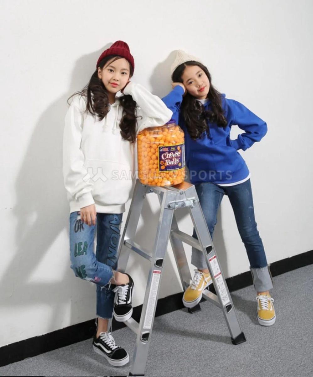 potret lawas Hyein NewJeans dan Rora BABYMONSTER (dok. Samsung Sports)