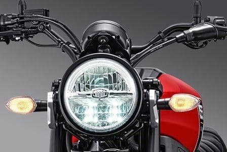 ilustrasi tampilan depan Yamaha XSR 155 (dok. Yamaha Motor)